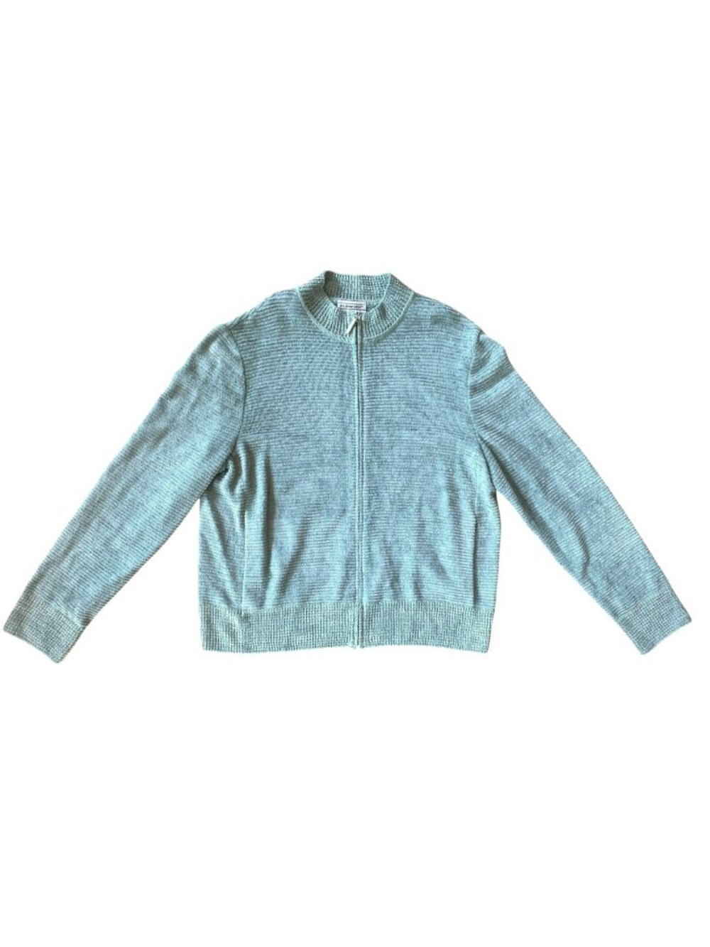 St John Sport Pastel Green Full Zip Cardigan Seafoam Size L - Picture 8 of 11